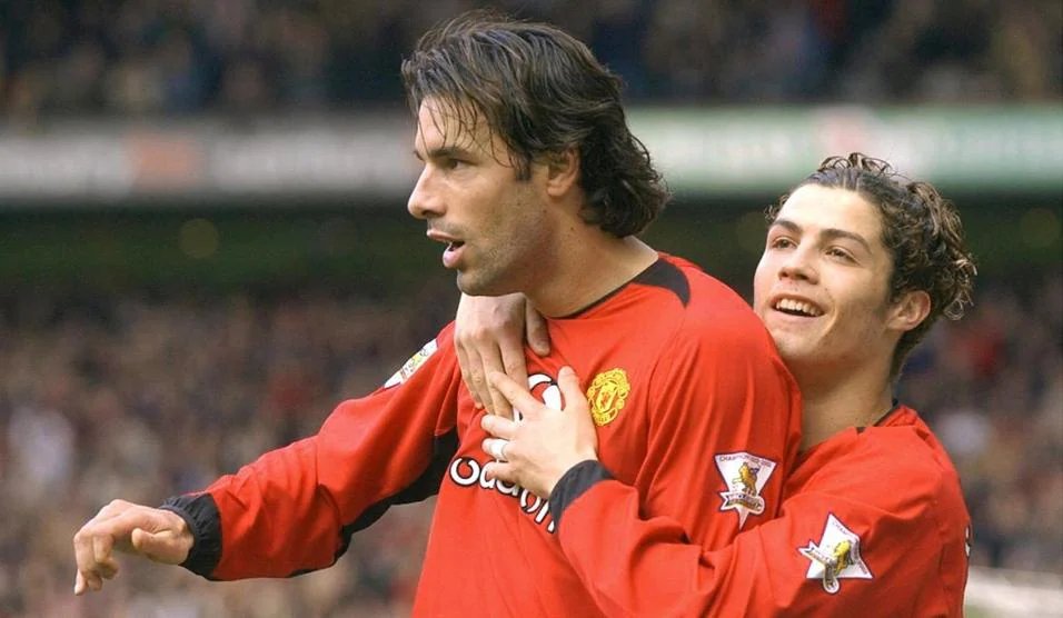 Cristiano Ronaldo and Ruud van Nistelrooy